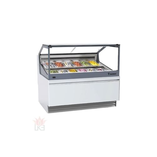 lakshmi equipment Gelato Display Freezer – 12 Flavour Capacity